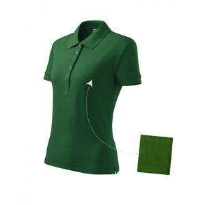 Polokošile dámská Cotton 213 - S-XXL - lahvově zelená