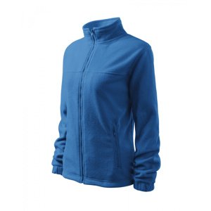 Mikina dámská fleece Jacket 504 - XS-XXL - azurově modrá