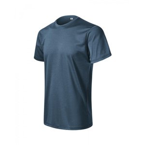 ESHOP - Pánské tričko CHANCE 810 - tmavý denim melír