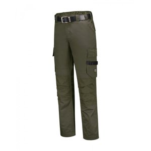 Pracovní kalhoty unisex WORK PANTS TWILL CORDURA T63 - army