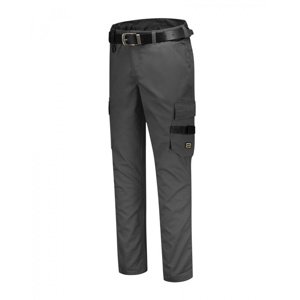 Pracovní kalhoty unisex WORK PANTS TWILL T64 - tmavě šedá