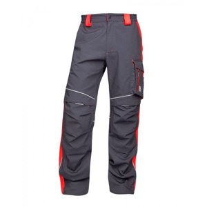 Kalhoty do pasu NEON - H6404 - šedo-červené