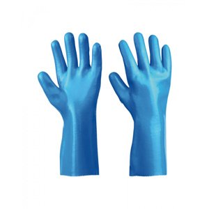 Rukavice pracovní chemické UNIVERSAL, 35 cm, modré, 10,5