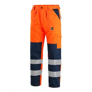 Pánské kalhoty CXS NORWICH, reflexní, oranžovo-modré