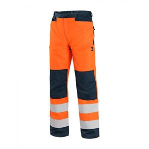 Pánské kalhoty CXS HALIFAX, reflexní, oranžovo-modré