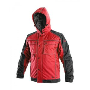Pánská bunda CXS IRVINE, zimní, červeno-černá