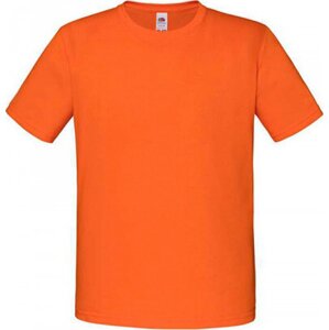 Dětské slim-fit tričko Iconic Fruit of the Loom 150 g/m Barva: Oranžová, Velikost: 128 F130K