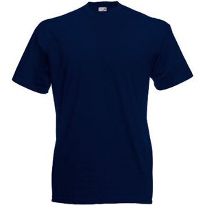 Fruit of the Loom Základní pánské bavlněné tričko Valueweight T střední gramáž, 165 g/m Barva: Modrá námořní tmavá, Velikost: 3XL F140