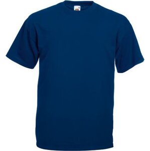 Fruit of the Loom Základní pánské bavlněné tričko Valueweight T střední gramáž, 165 g/m Barva: modrá námořní, Velikost: 3XL F140