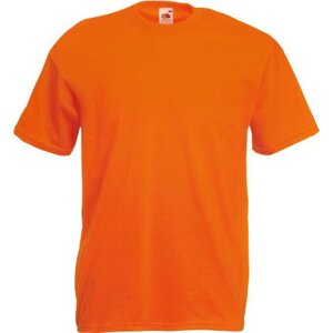Fruit of the Loom Základní pánské bavlněné tričko Valueweight T střední gramáž, 165 g/m Barva: Oranžová, Velikost: 3XL F140