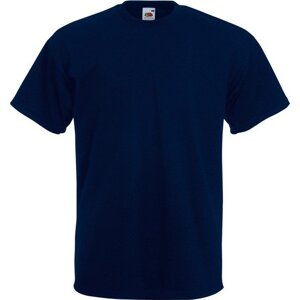 Fruit of the Loom Pánské tričko Super Premium vysoké kvality, 205 g/m Barva: Modrá námořní tmavá, Velikost: 3XL F181
