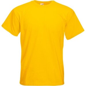 Fruit of the Loom Pánské tričko Super Premium vysoké kvality, 205 g/m Barva: Žlutá slunečnicová, Velikost: S F181