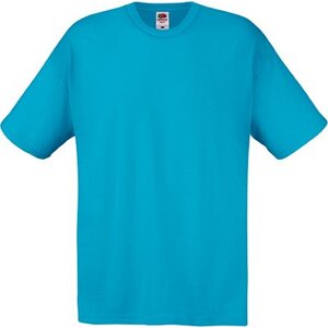 Fruit of the Loom Pánské spodní tričko Original Full-Cut T, 145 g/m Barva: modrá azurová, Velikost: XL F110