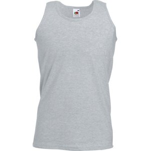 Fruit of the Loom Pánský nátělník Athletic Vest, 165 g/m Barva: šedá melír, Velikost: L F260