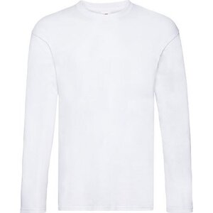 Lehké pánské spodní tričko pod košili s dlouhým rukávem Fruit of the Loom Barva: Bílá, Velikost: 3XL F243