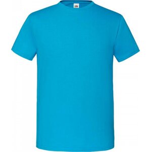 Fruit of the Loom Lehké pánské rovné bavlněné tričko Iconic 150 g/m Barva: modrá azurová, Velikost: 3XL F130