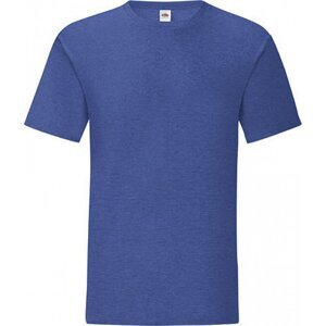 Fruit of the Loom Lehké pánské rovné bavlněné tričko Iconic 150 g/m Barva: modrá melír, Velikost: 3XL F130