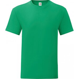 Fruit of the Loom Lehké pánské rovné bavlněné tričko Iconic 150 g/m Barva: zelená výrazná, Velikost: 3XL F130