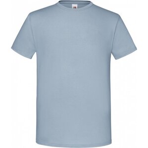 Fruit of the Loom Lehké pánské rovné bavlněné tričko Iconic 150 g/m Barva: Mineral Blue, Velikost: 3XL F130