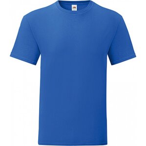 Fruit of the Loom Lehké pánské rovné bavlněné tričko Iconic 150 g/m Barva: modrá královská, Velikost: 3XL F130