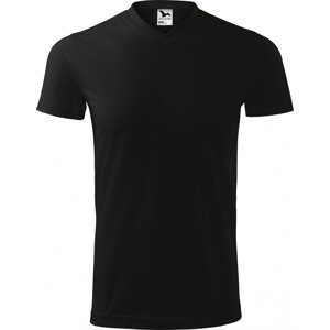 MALFINI® Pánské teplé bavlněné tričko do véčka Malfini 200 g/m Barva: Černá, Velikost: XXL