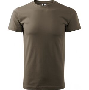 MALFINI® Základní pánské bezešvé bavlněné triko Malfini Barva: vojenská, Velikost: XXL