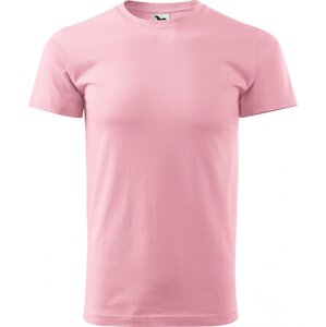 MALFINI® Základní pánské bezešvé bavlněné triko Malfini Barva: Růžová, Velikost: M