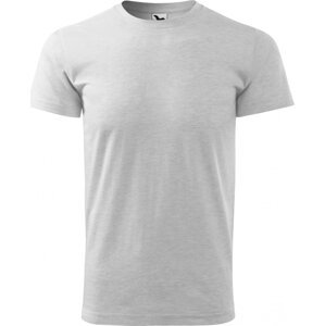 MALFINI® Základní pánské bezešvé bavlněné triko Malfini Barva: šedý melír světlý, Velikost: XXL