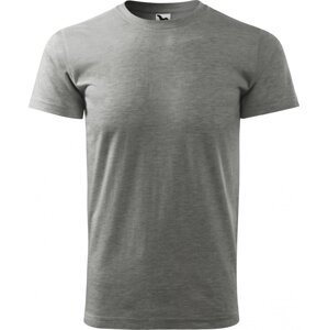 MALFINI® Základní pánské bezešvé bavlněné triko Malfini Barva: Šedý melír tmavý, Velikost: XXL