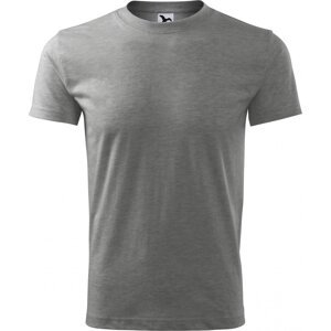 MALFINI® Základní pánské bavlněné triko Malfini v lehčím provedení 145 g/m Barva: Šedý melír tmavý, Velikost: XXL
