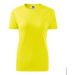 MALFINI® Základní bavlněné dámské tričko Malfini 145 g/m Barva: žlutá citronová, Velikost: S