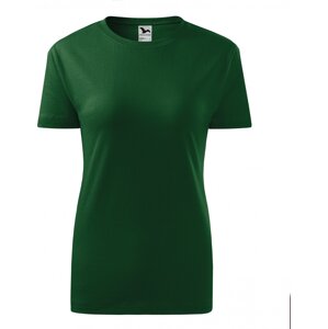 MALFINI® Základní bavlněné dámské tričko Malfini 145 g/m Barva: Zelená lahvová, Velikost: M