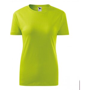 MALFINI® Základní bavlněné dámské tričko Malfini 145 g/m Barva: Limetková žlutá, Velikost: L