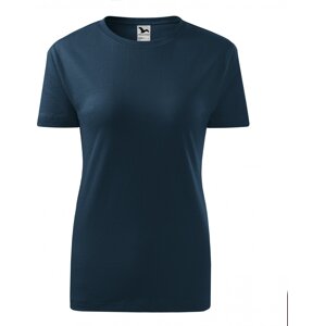 MALFINI® Základní bavlněné dámské tričko Malfini 145 g/m Barva: modrá námořní, Velikost: L