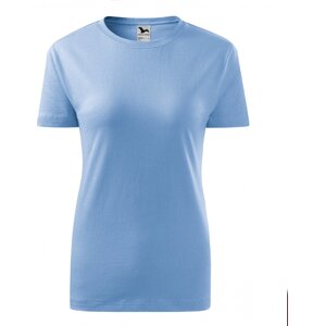 MALFINI® Základní bavlněné dámské tričko Malfini 145 g/m Barva: modrá nebeská, Velikost: XXL
