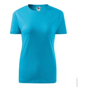 MALFINI® Základní bavlněné dámské tričko Malfini 145 g/m Barva: Tyrkysová, Velikost: XXL