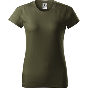 MALFINI® Základní bavlněné dámské tričko Malfini Barva: military, Velikost: L