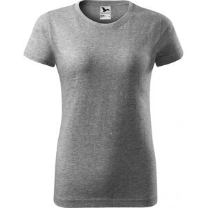 MALFINI® Základní bavlněné dámské tričko Malfini Barva: Šedý melír tmavý, Velikost: M