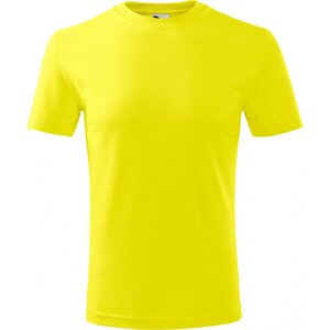 MALFINI® Základní bavlněné dětské tričko Malfini s bočními švy Barva: žlutá citronová, Velikost: 110 cm/4 roky