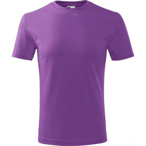 MALFINI® Základní bavlněné dětské tričko Malfini s bočními švy Barva: Fialová, Velikost: 110 cm/4 roky