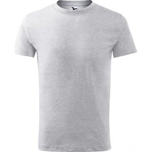 MALFINI® Základní bavlněné dětské tričko Malfini s bočními švy Barva: šedý melír světlý, Velikost: 122 cm/6 let