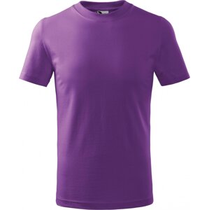 MALFINI® Základní dětské bavlněné tričko Malfini Barva: Fialová, Velikost: 110 cm/4 roky