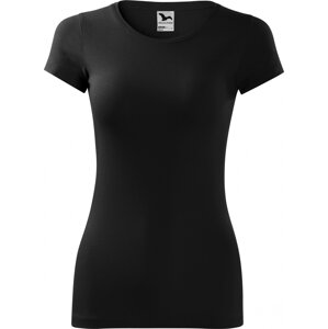 MALFINI® Dámské tričko Glance Malfini s elastanem a 95% bavlny Barva: Černá, Velikost: L