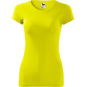 MALFINI® Dámské tričko Glance Malfini s elastanem a 95% bavlny Barva: žlutá citronová, Velikost: L