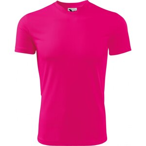 MALFINI® Dětské funkční tričko Fantasy s bočnímy švy 100 % polyester Barva: růžová neonová, Velikost: 122 cm/6 let