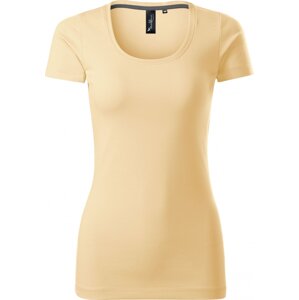MALFINI Premium® Dámské vypasované tričko Action s elastanem Barva: vanilková, Velikost: XS