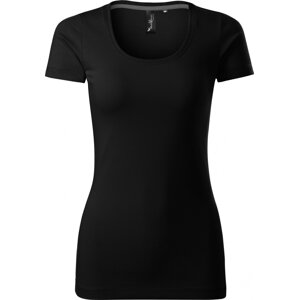 MALFINI Premium® Dámské vypasované tričko Action s elastanem Barva: Černá, Velikost: L