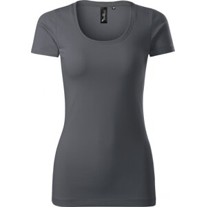 MALFINI Premium® Dámské vypasované tričko Action s elastanem Barva: šedá antracitová, Velikost: XXL