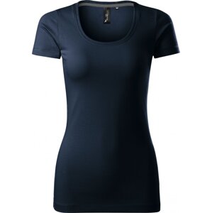 MALFINI Premium® Dámské vypasované tričko Action s elastanem Barva: modrošedá, Velikost: XS
