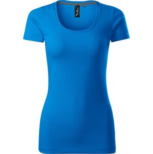 MALFINI Premium® Dámské vypasované tričko Action s elastanem Barva: modrá sytá, Velikost: XXL